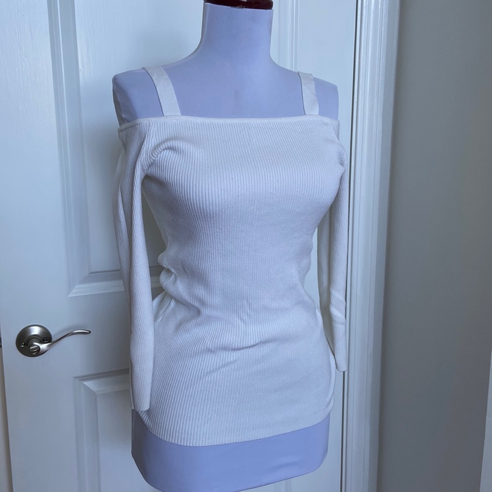Express ivory top size medium